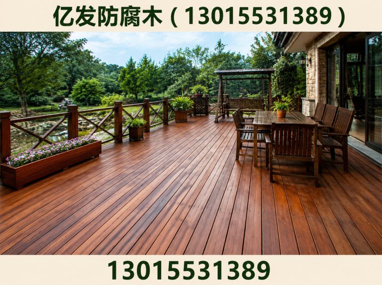 中牟县防腐木凉亭展示图